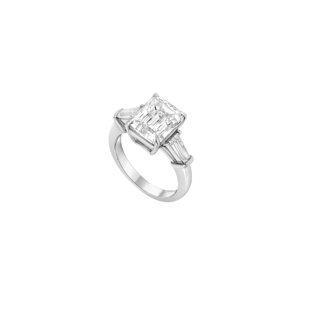 Ring - Moissanite - Platinum