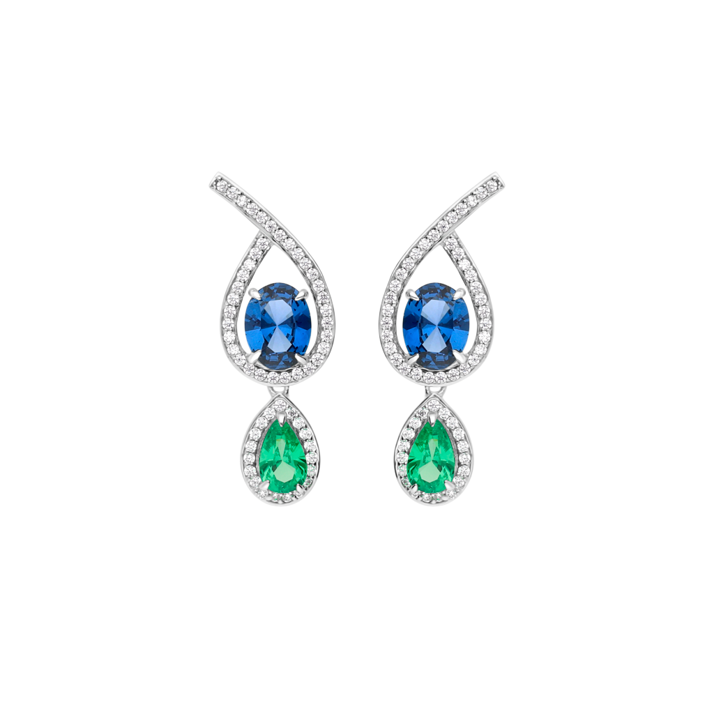 Boucles d'oreilles - Collection Paon