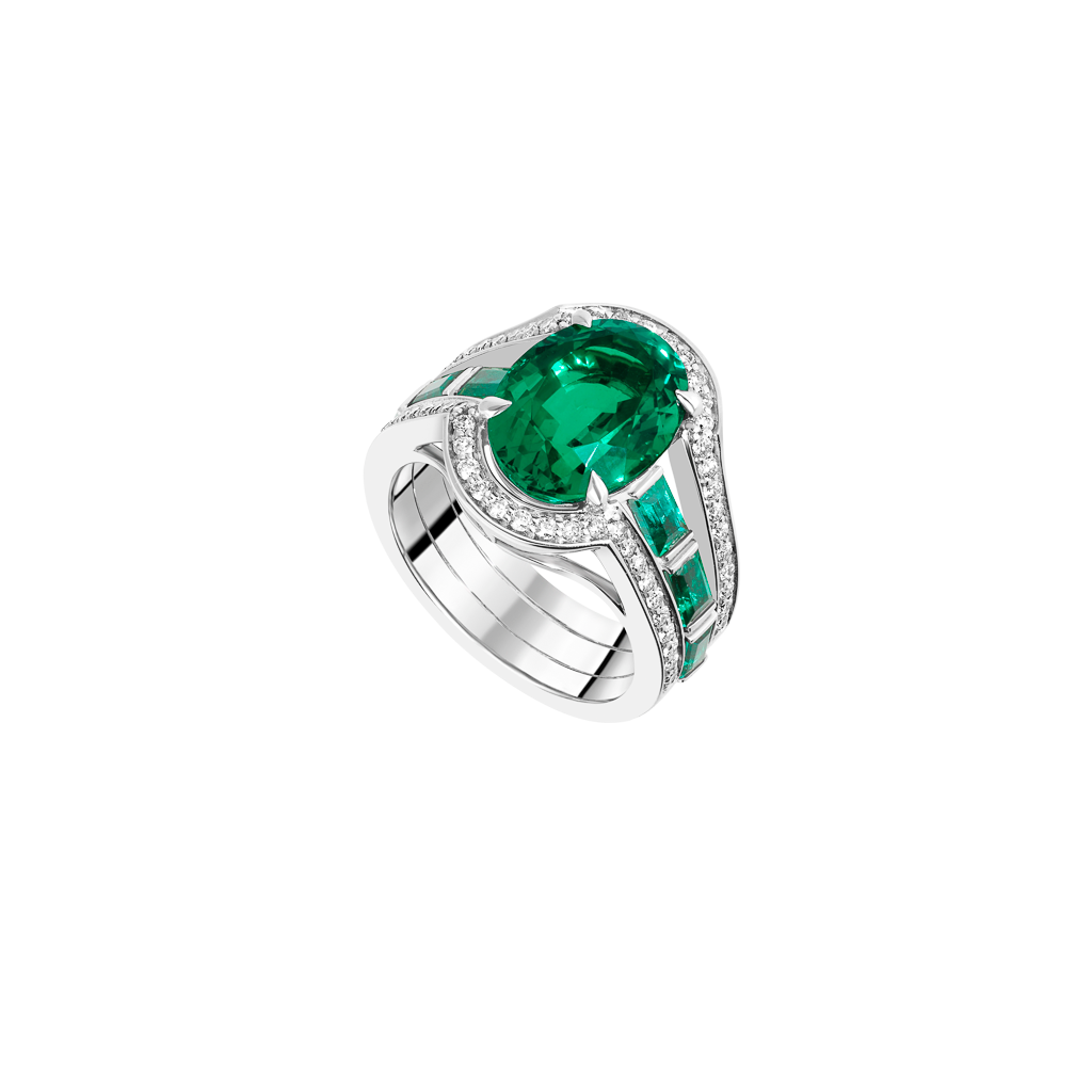 Lights of Paris Ring - White Gold