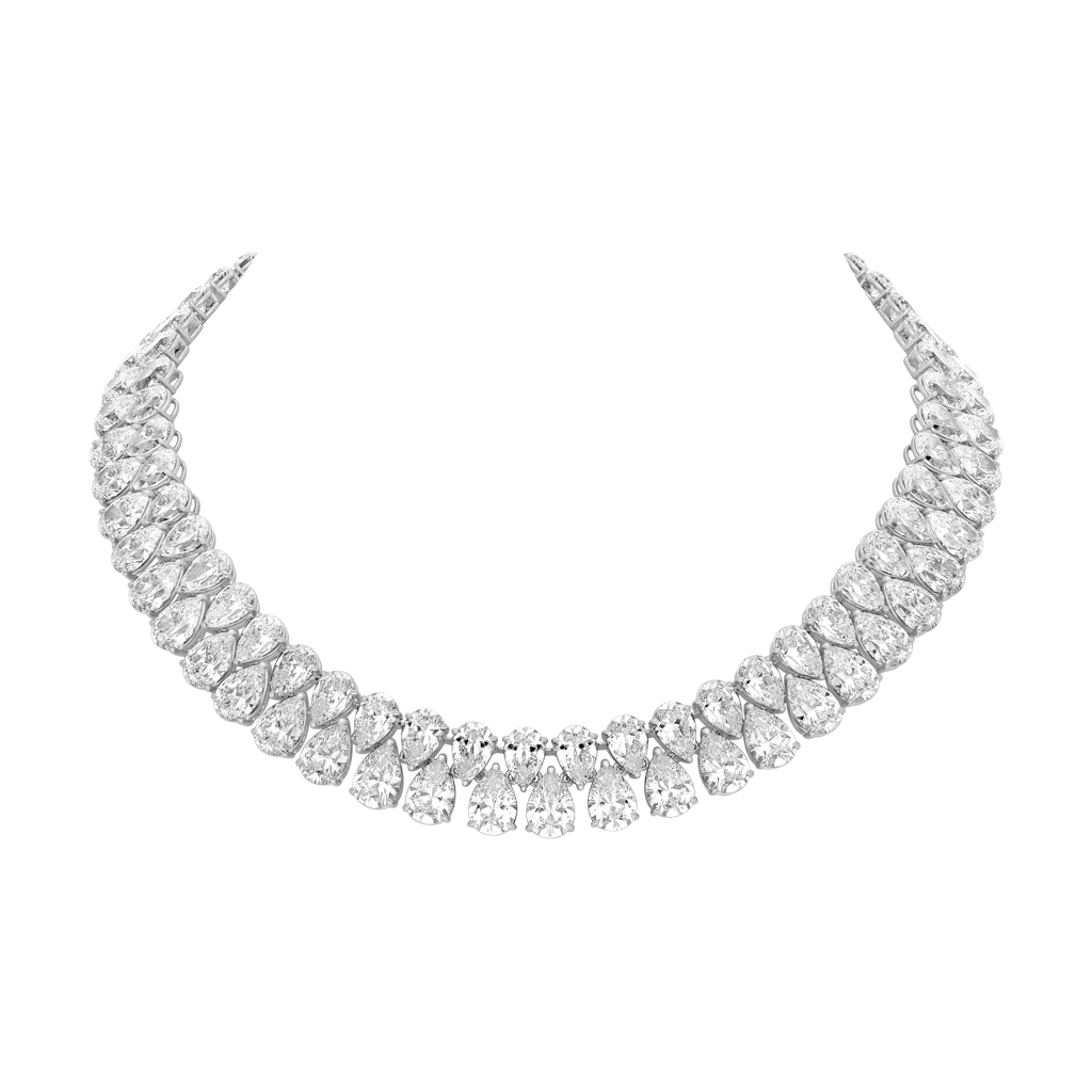 Necklace - Rhodium silver