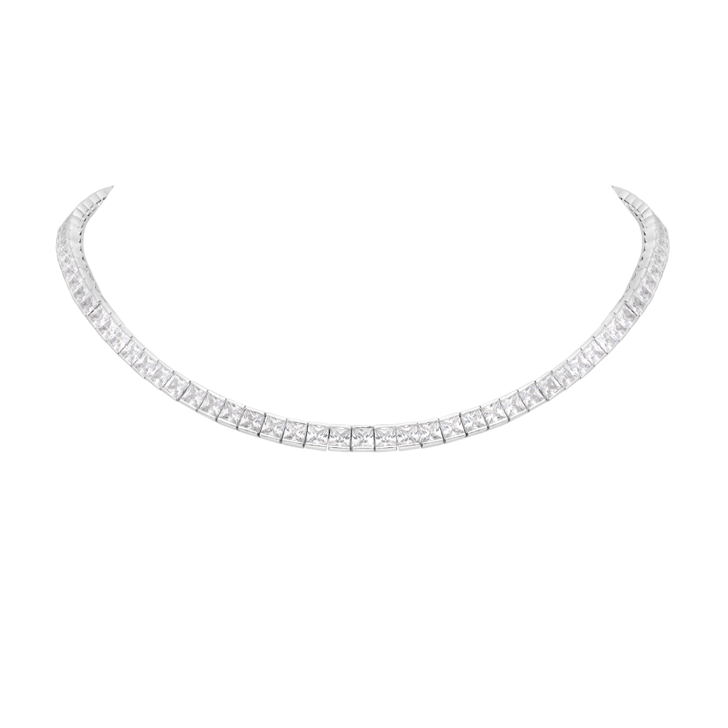 Collier - Argent Rhodié