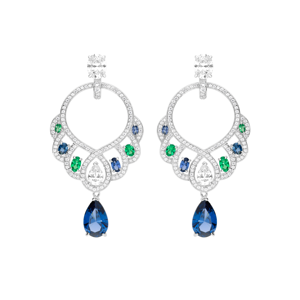 Boucles d'oreilles - Collection Paon