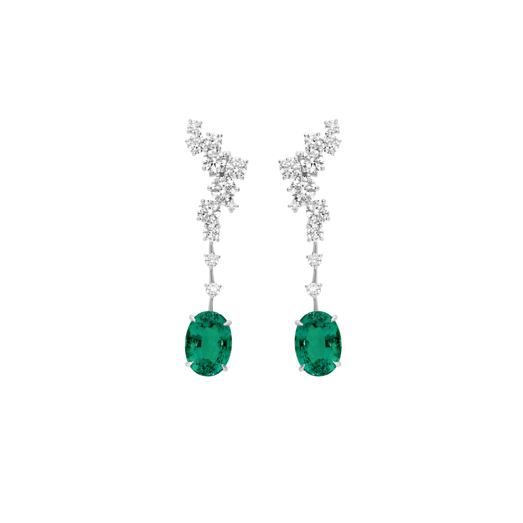 Boucles d'Oreilles les Parures - Argent Rhodié