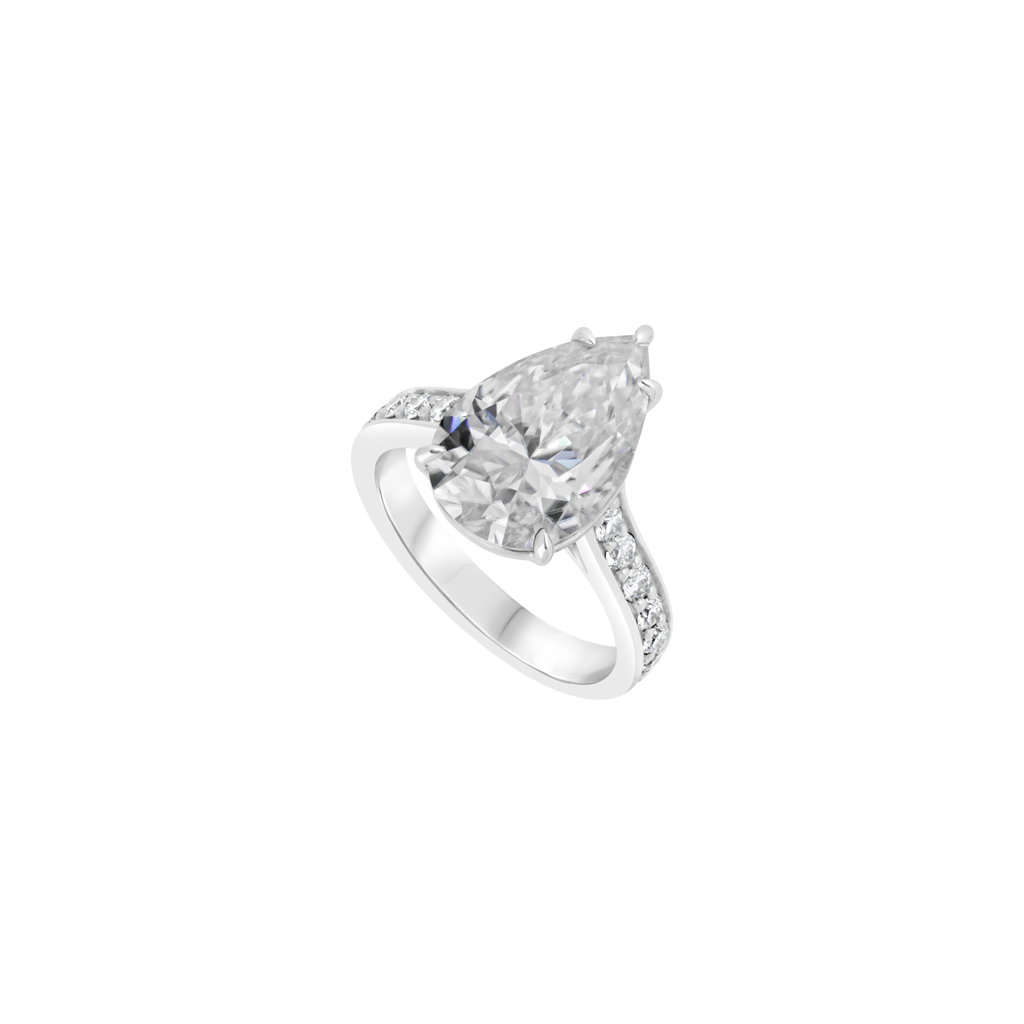 Moissanite Ring - Platinum