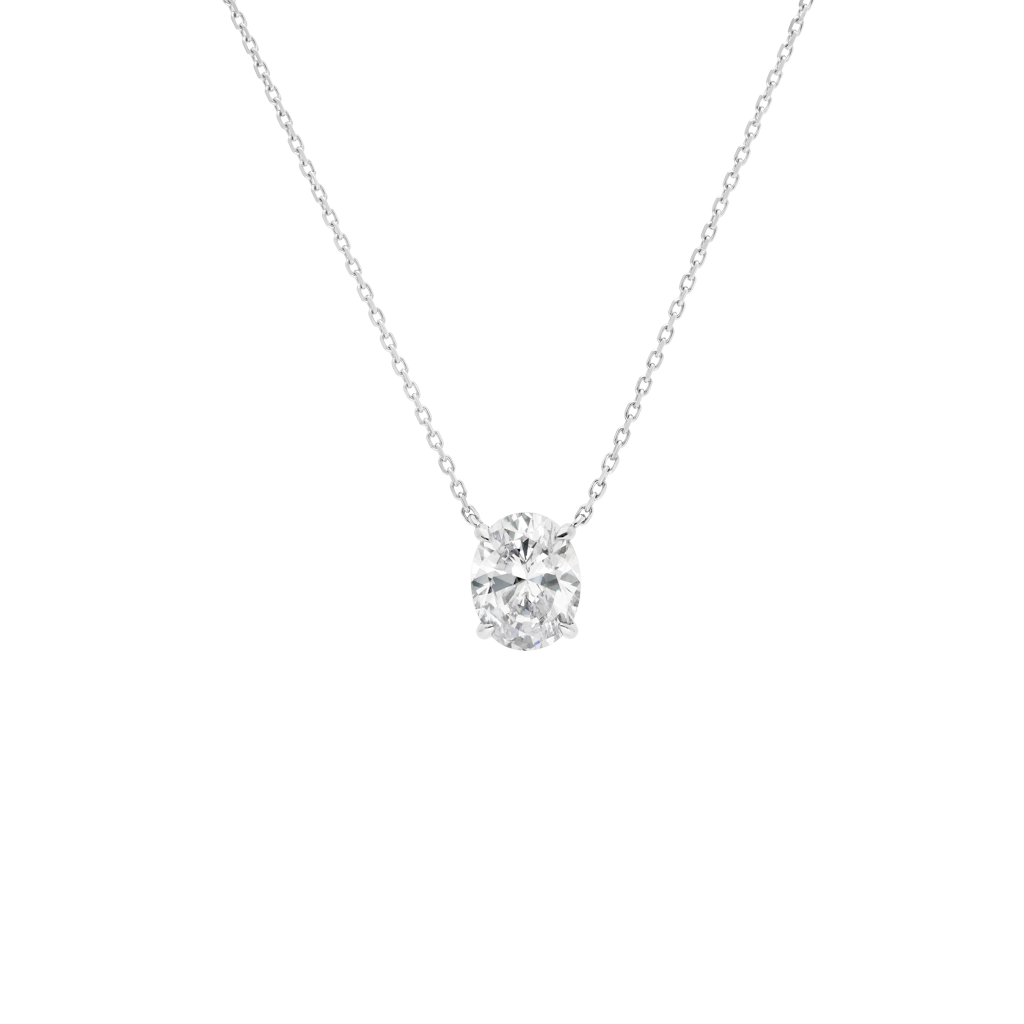 The Classics Pendant - White Gold