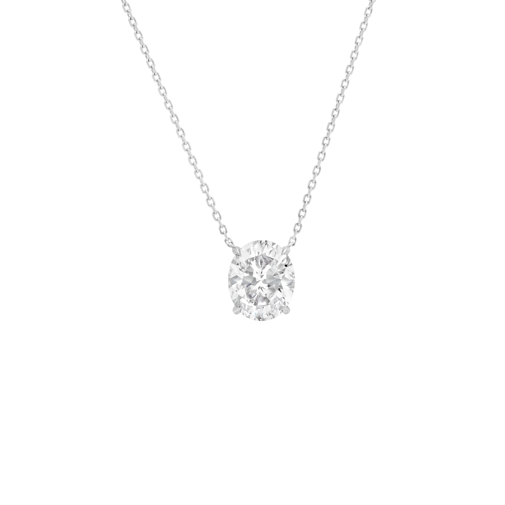 The Classics Pendant - White Gold