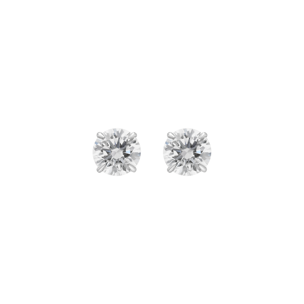 Studs Taille Brillant Burma Fine Jewelry - Or Blanc