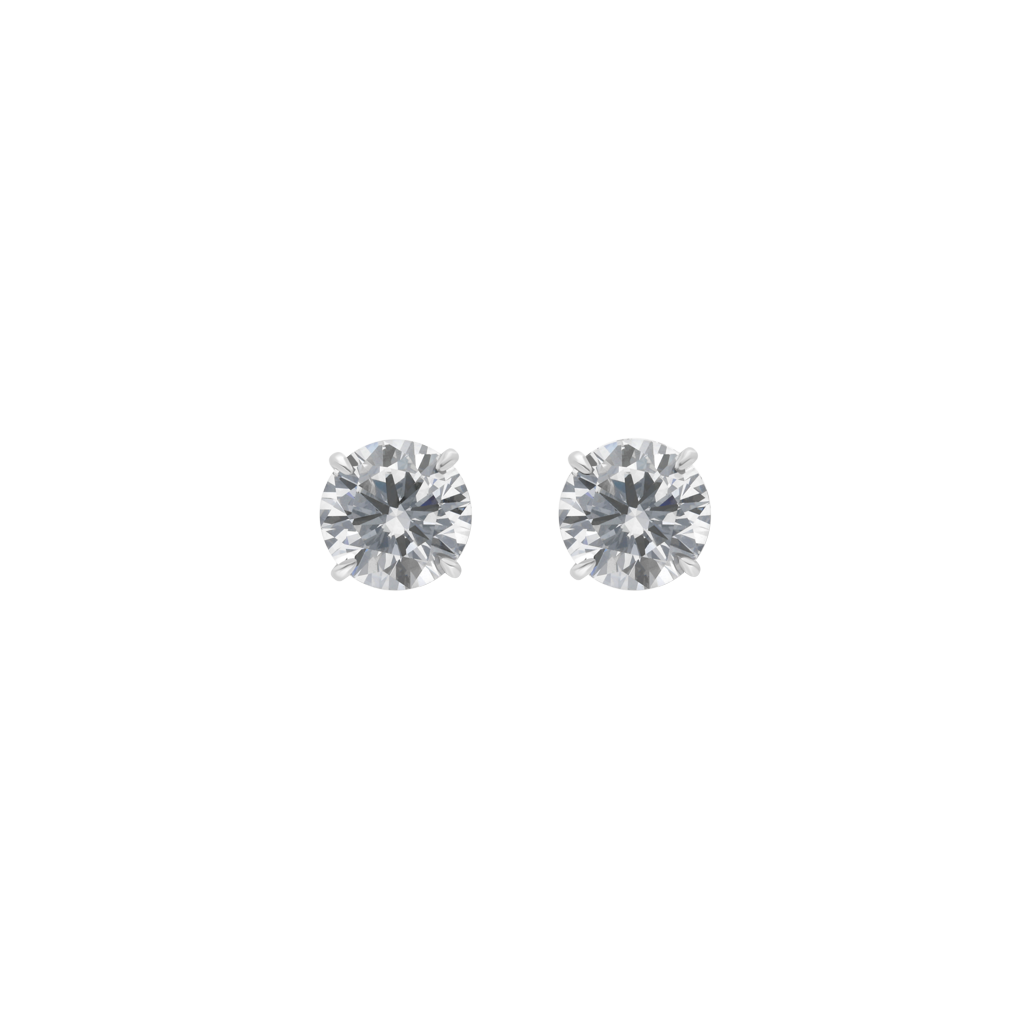 Brilliant Cut Studs Burma Fine Jewelry - Platinum