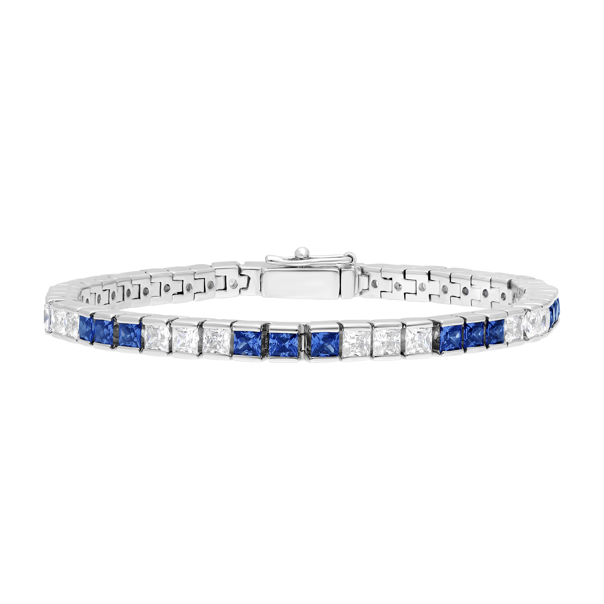 Bracelet - Rhodium-plated silver