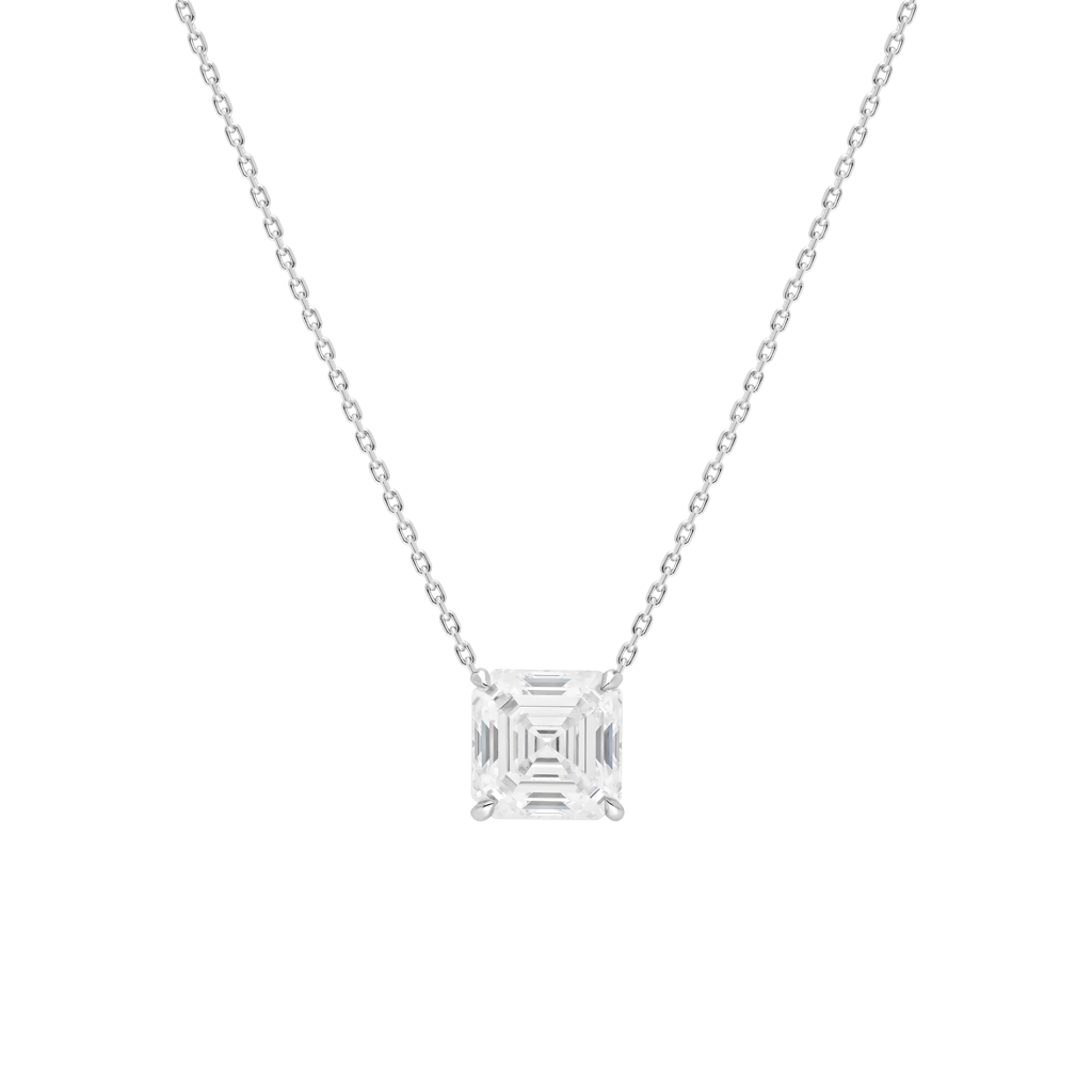 Asscher Pendant Burma Fine Jewelry