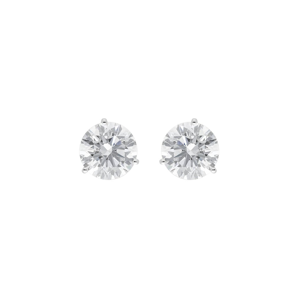 Studs Taille Brillant Burma Fine Jewelry - Or Blanc