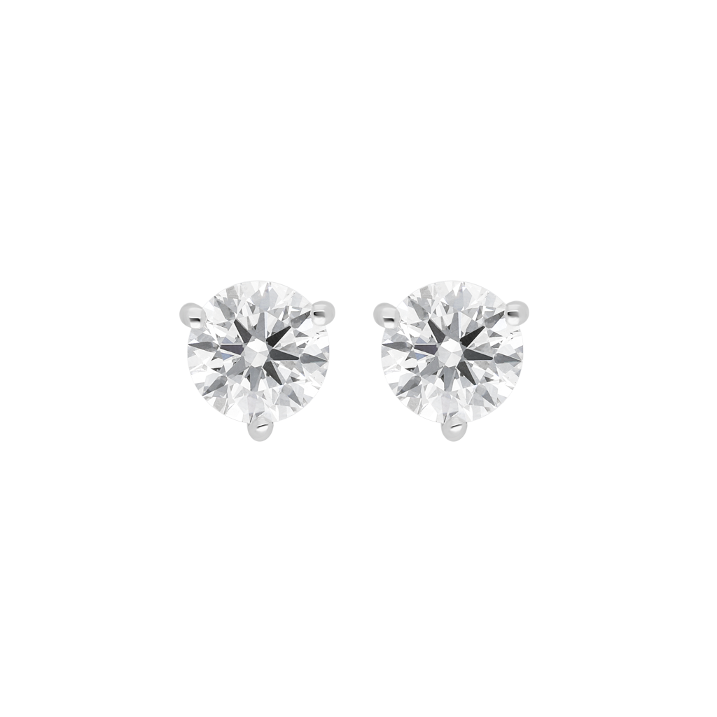 Studs Taille Brillant Burma Fine Jewelry - Or Blanc