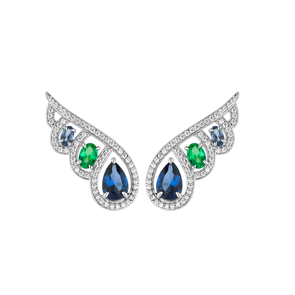 Earrings - Peacock Collection