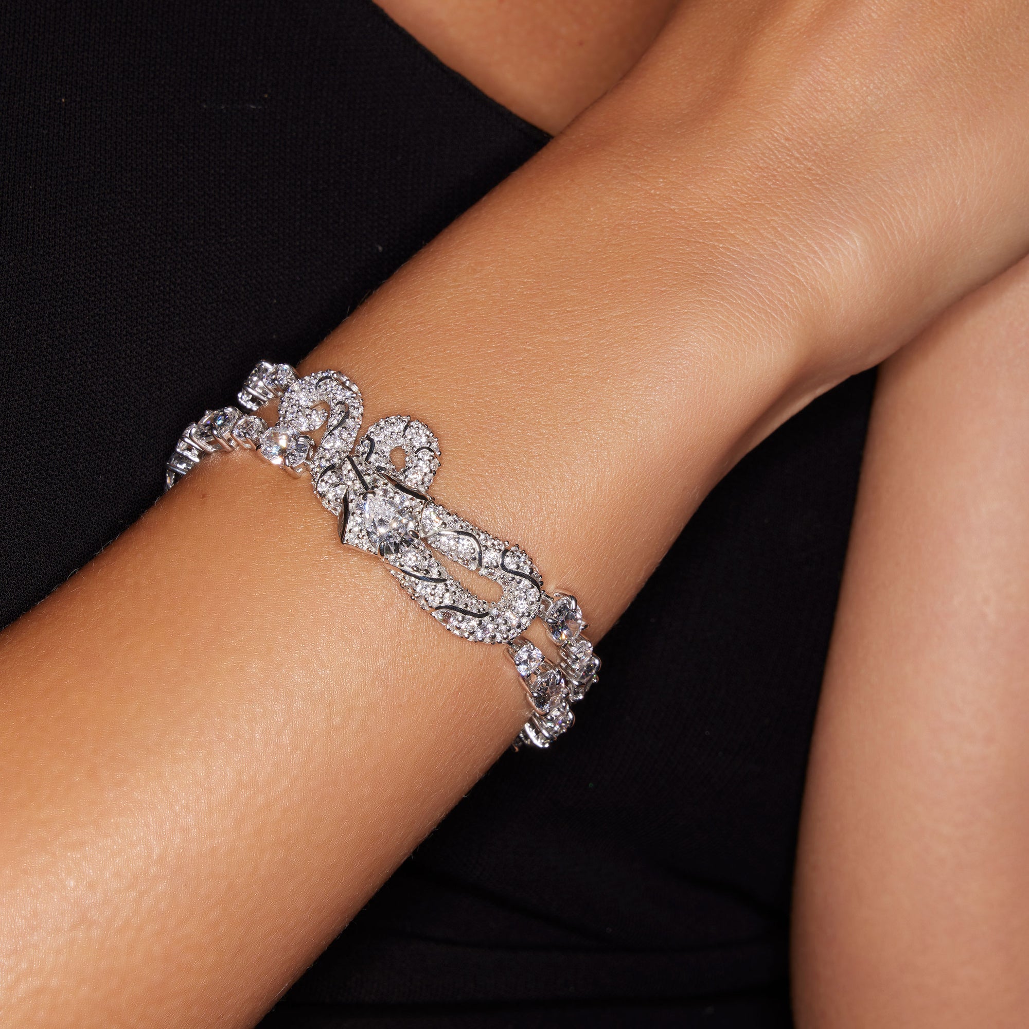 Bracelet - Collection Serpent - Argent Rhodié