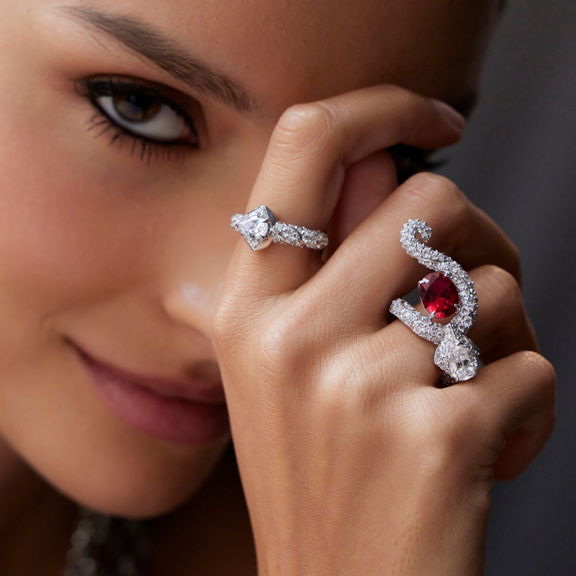 Bague - Collection Serpent - Argent rhodié