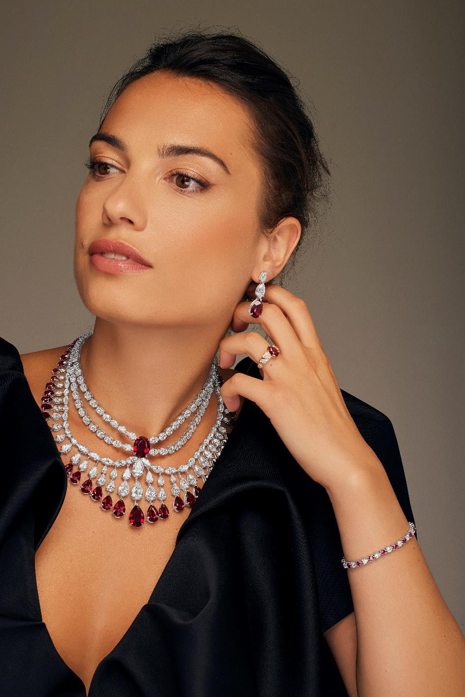 Collier Opéra - Argent Rhodié