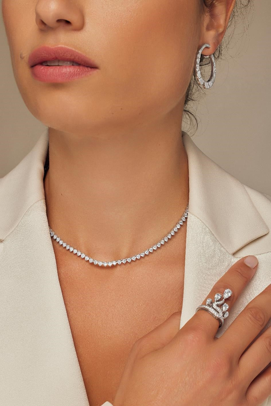 Boucles d'oreilles Opéra - Argent Rhodié