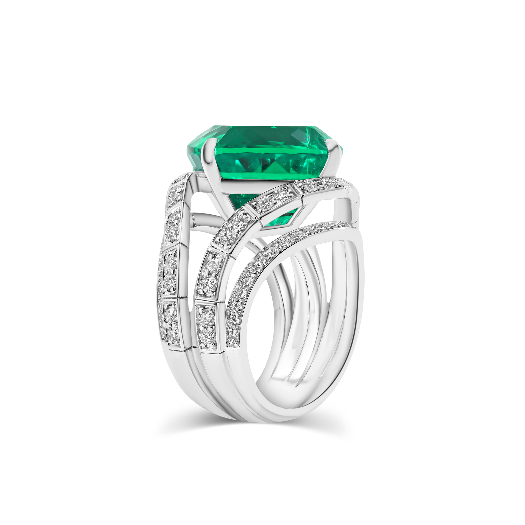 Bague Burma Fine Jewelry - Or Blanc