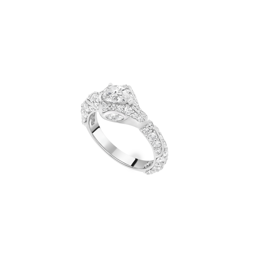 Ring - Snake Collection - Rhodium Silver