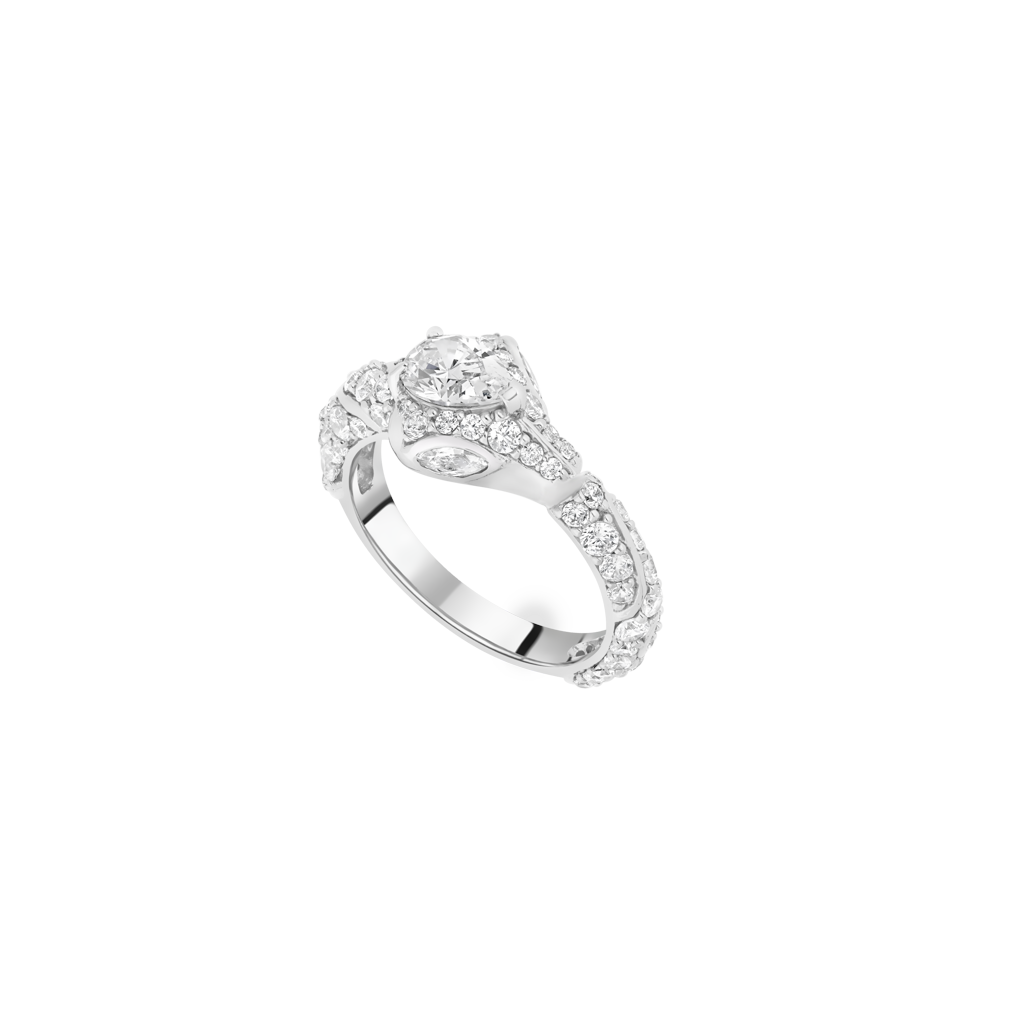 Ring - Snake Collection - White Gold