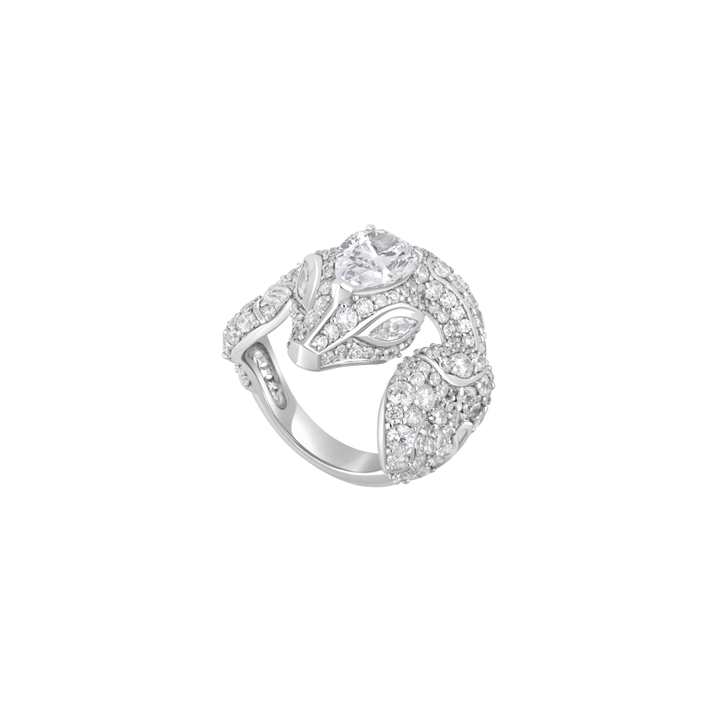 Bague - Collection Serpent - Argent rhodié