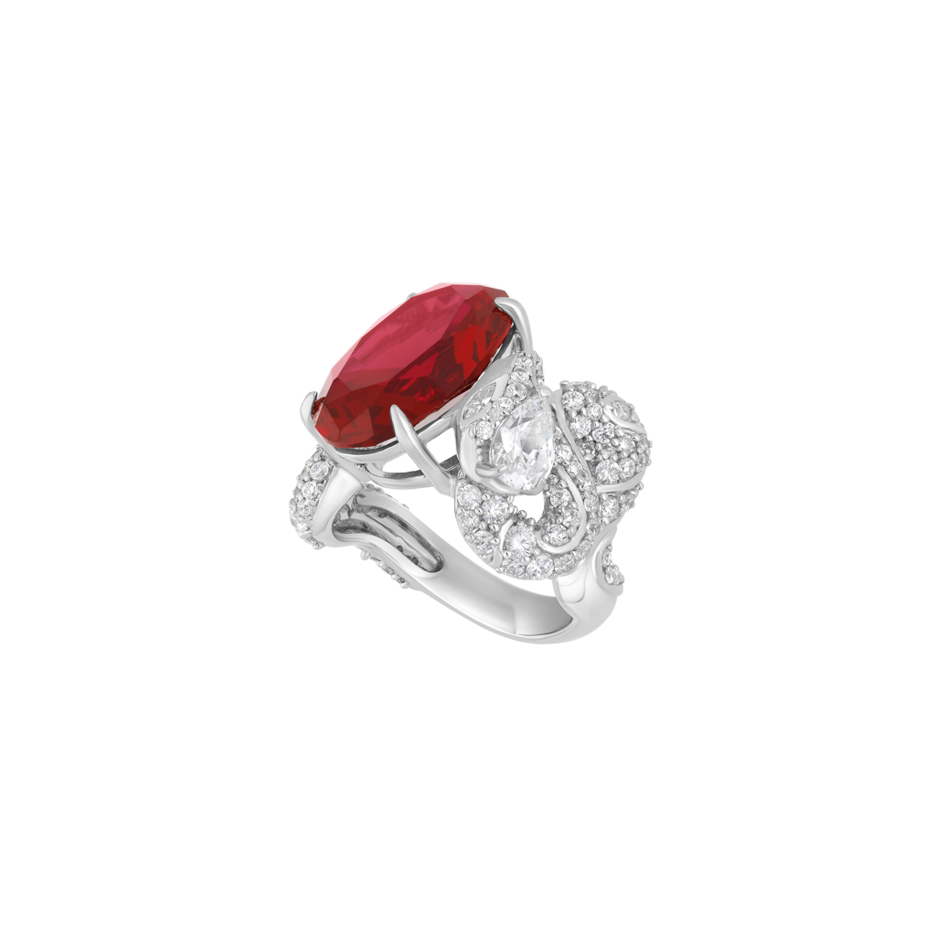 Ring - Snake Collection - Rhodium Silver