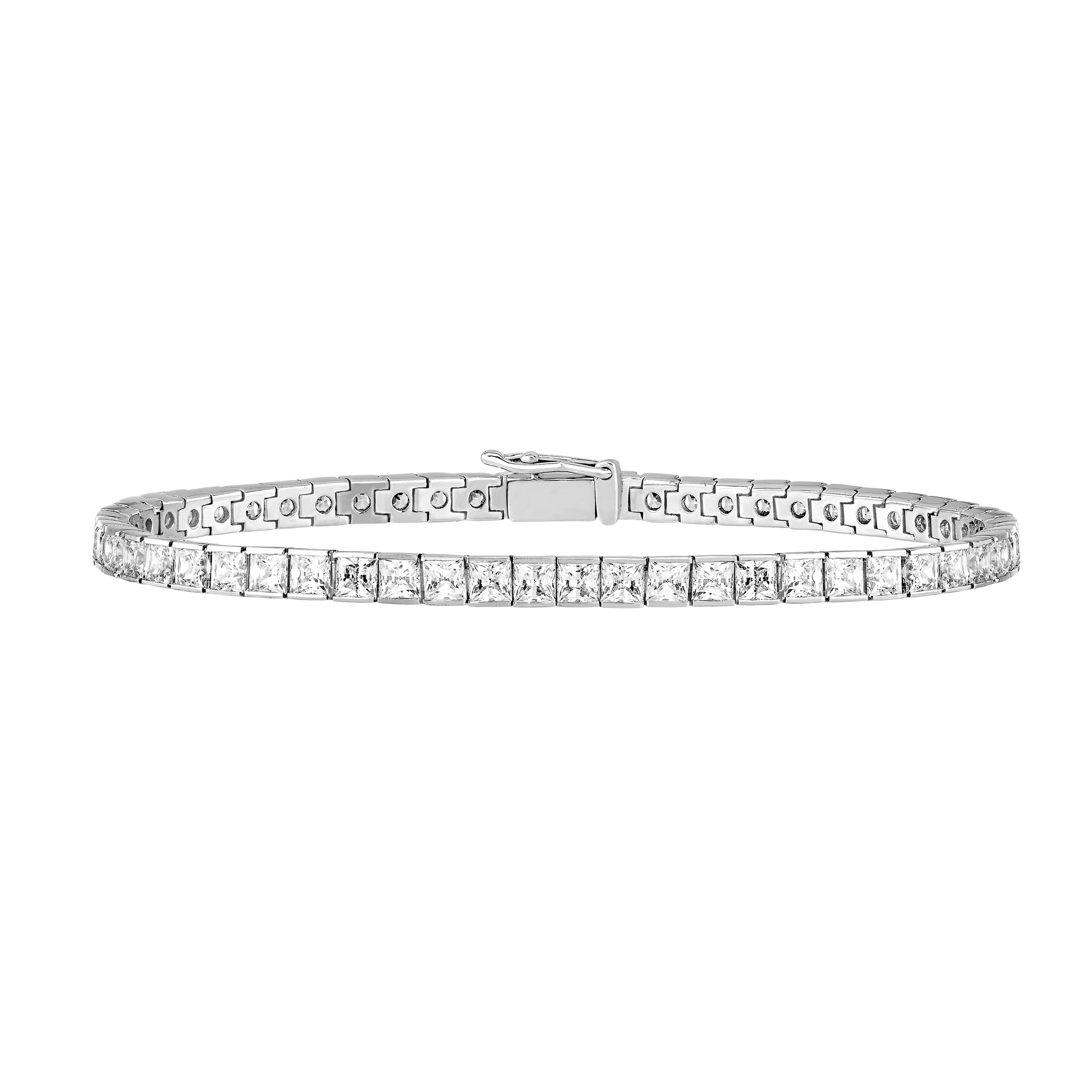 Bracelet - Rhodium Silver