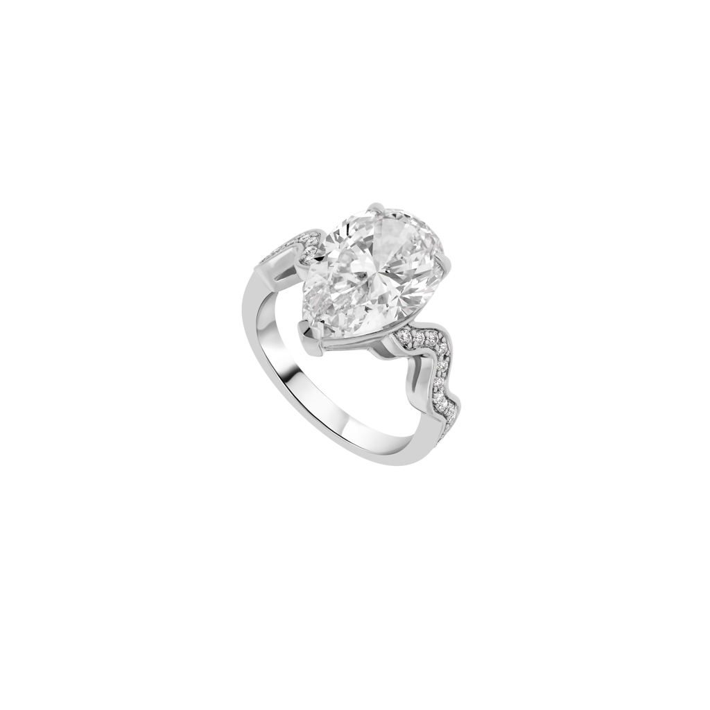 Ring Opera - Rhodium Silver