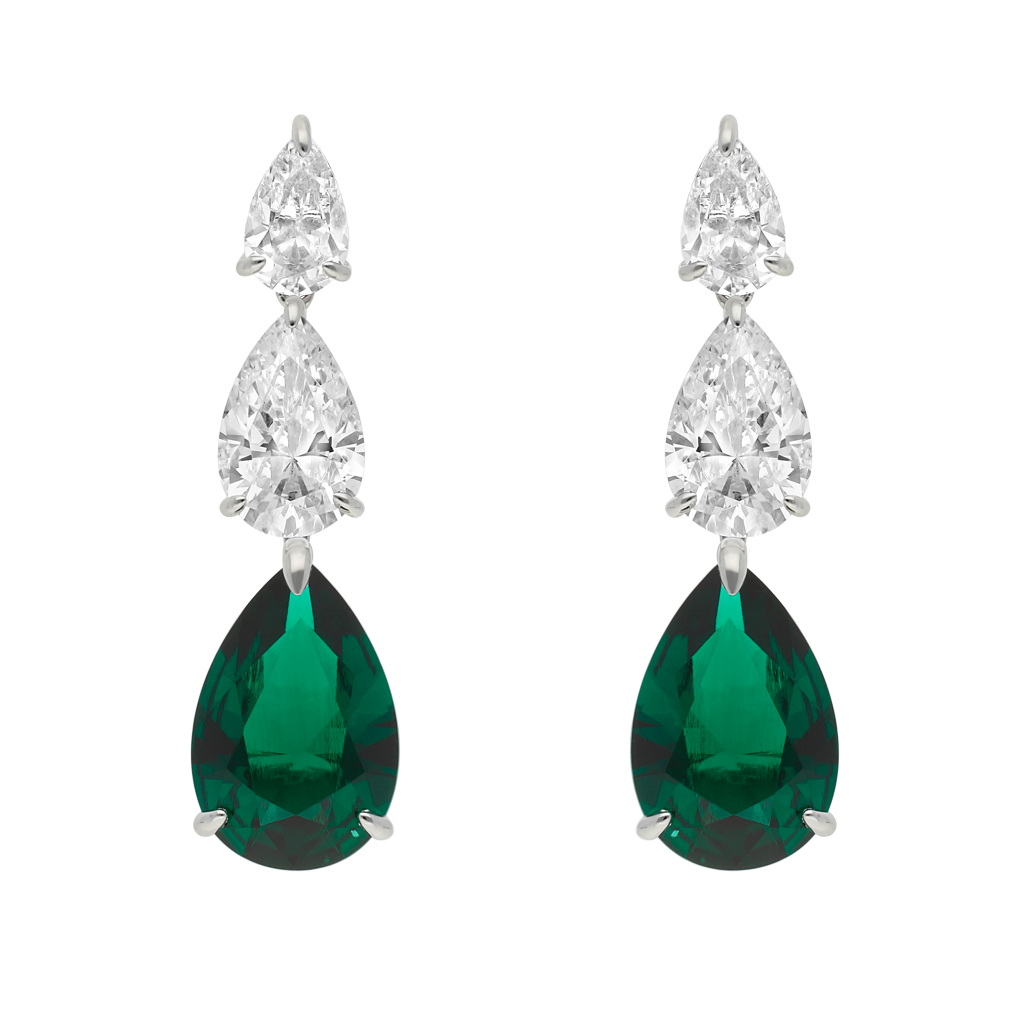 Earrings Opera - Rhodium Silver