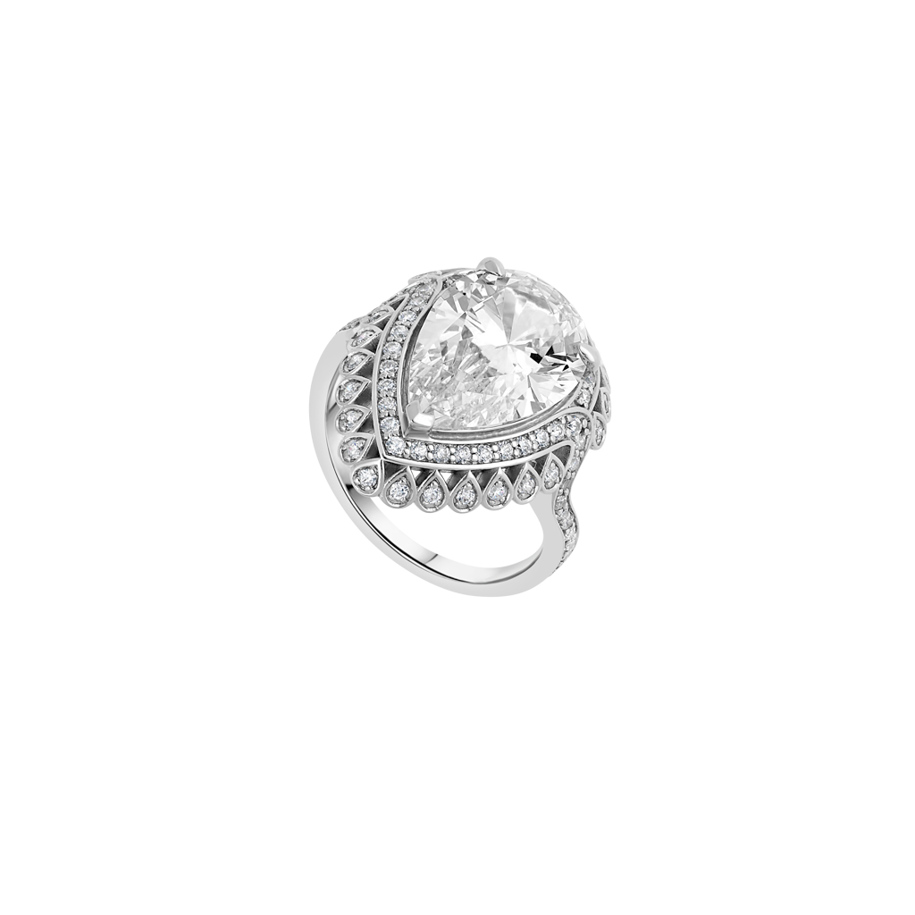 Bague Opéra - Argent Rhodié