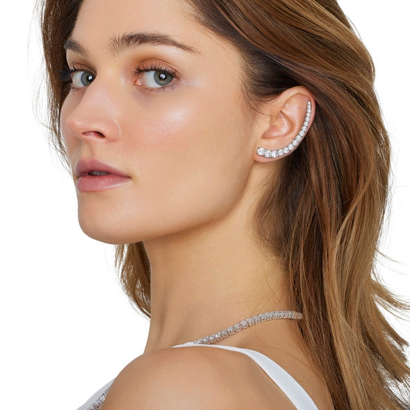 Ear cuff - Argent Rhodié