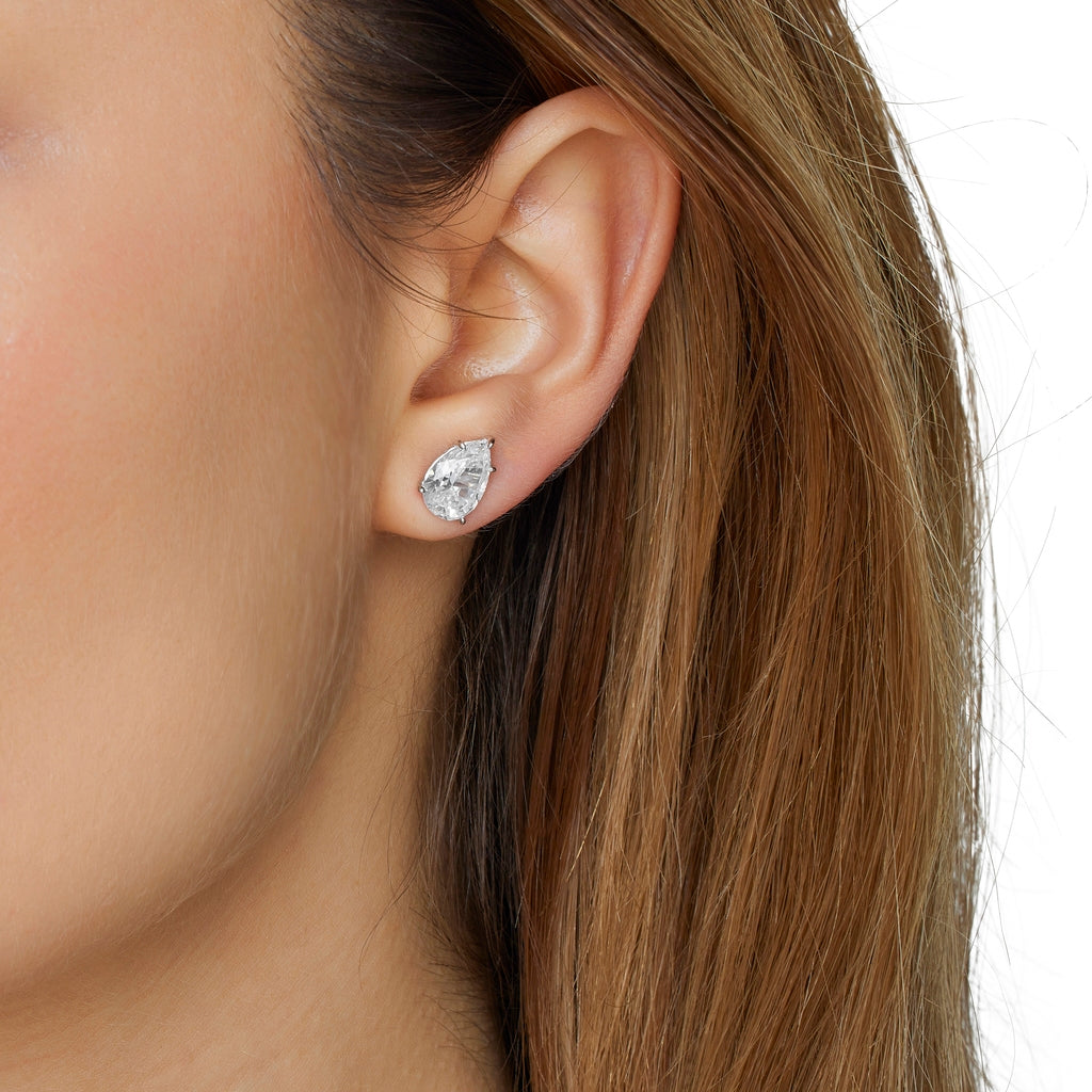 Boucles d&#39;oreilles - Or blanc