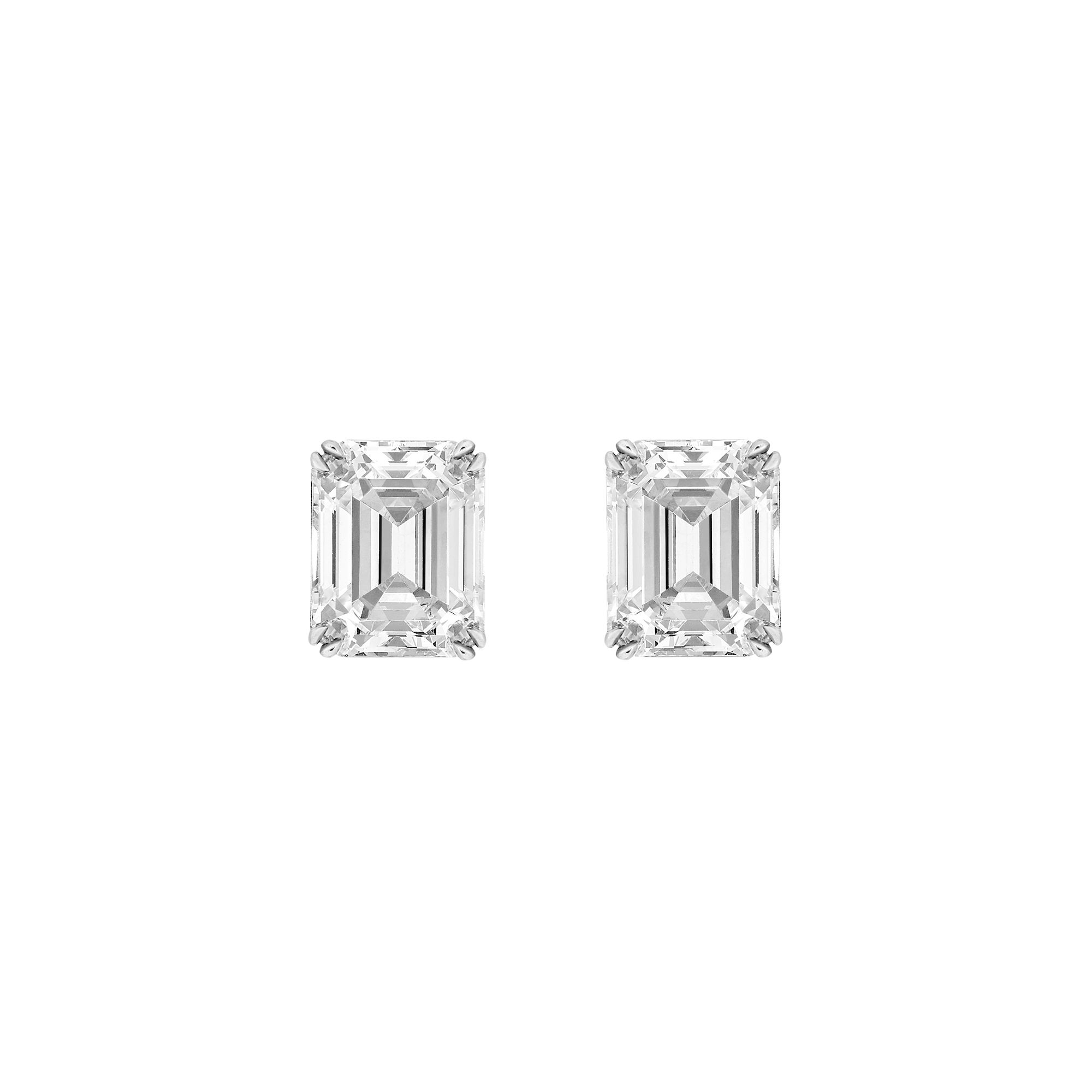 Earrings - White gold