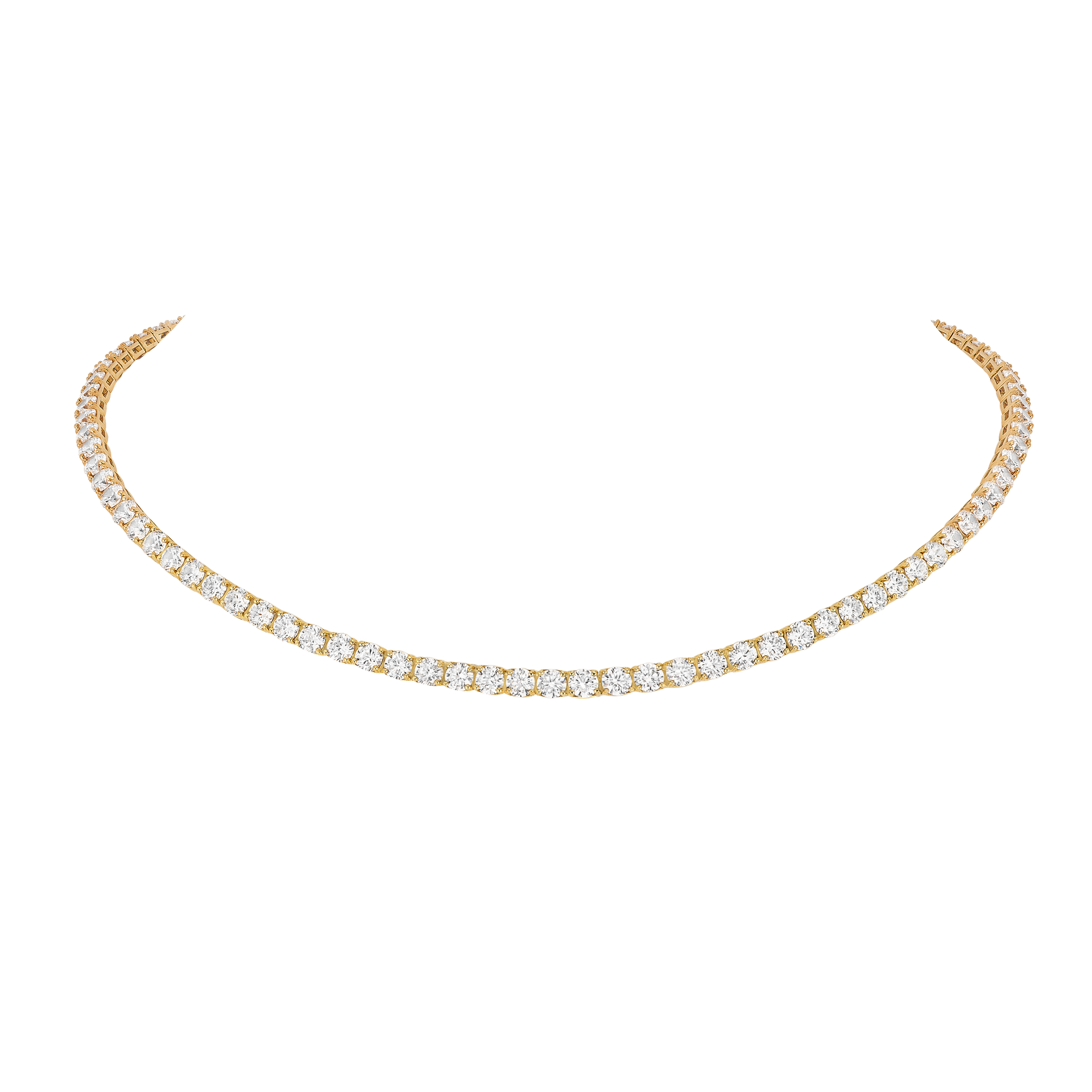 Necklace - Yellow-Gold-Plated Silver