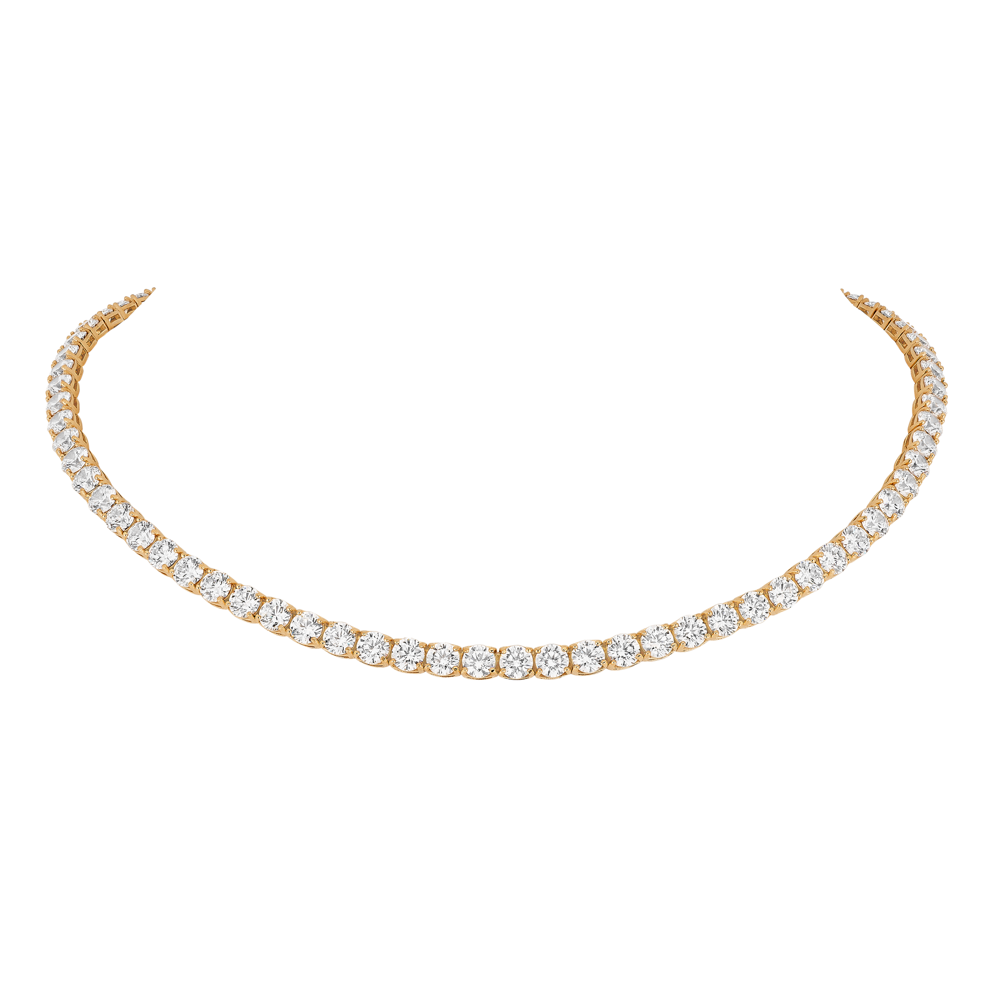 Necklace - Yellow-Gold-Plated Silver