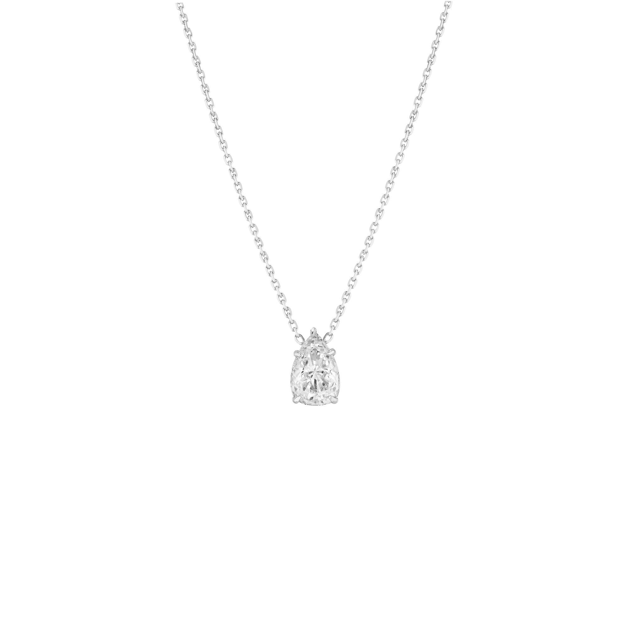 Pendant - White gold