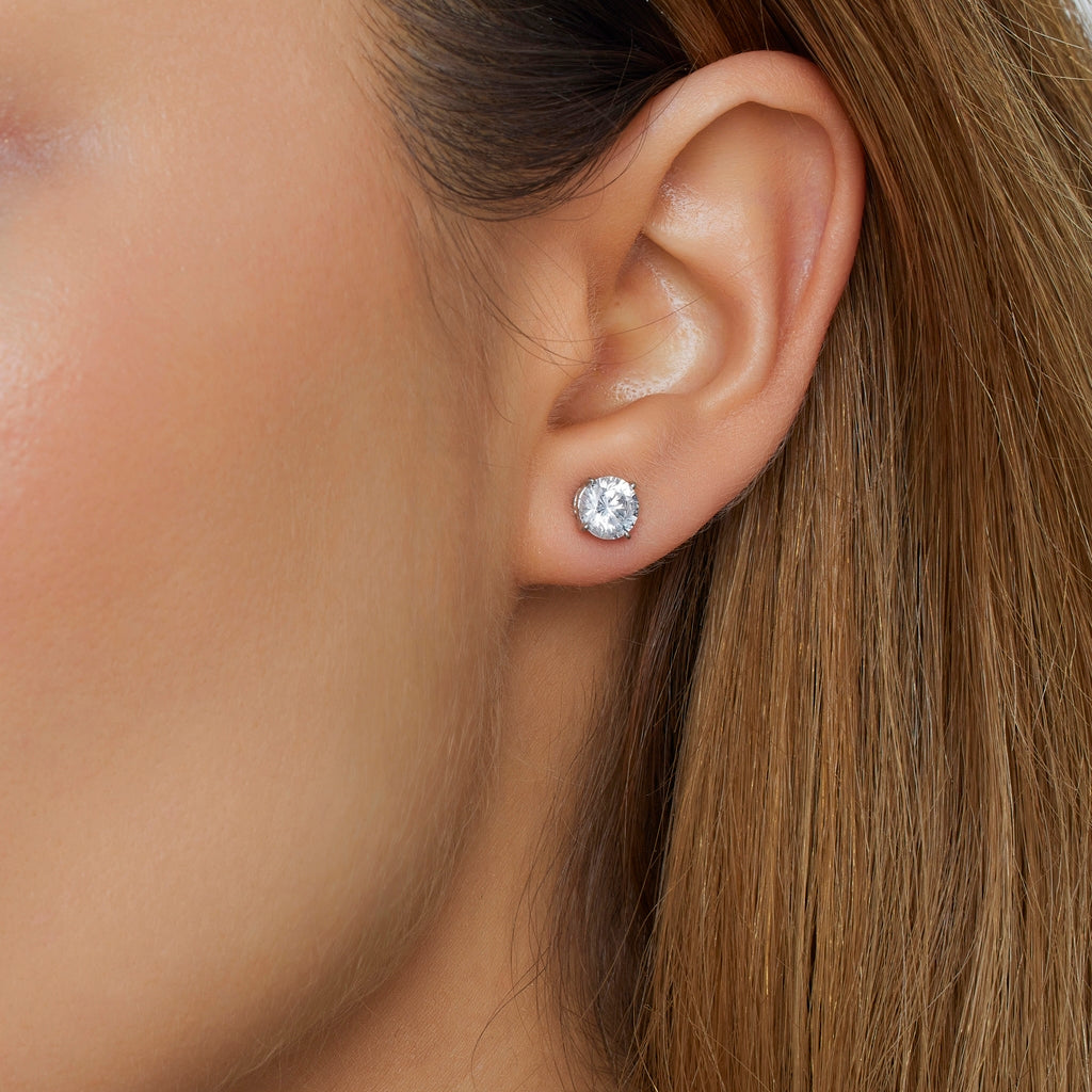 Earrings - Rhodium Silver