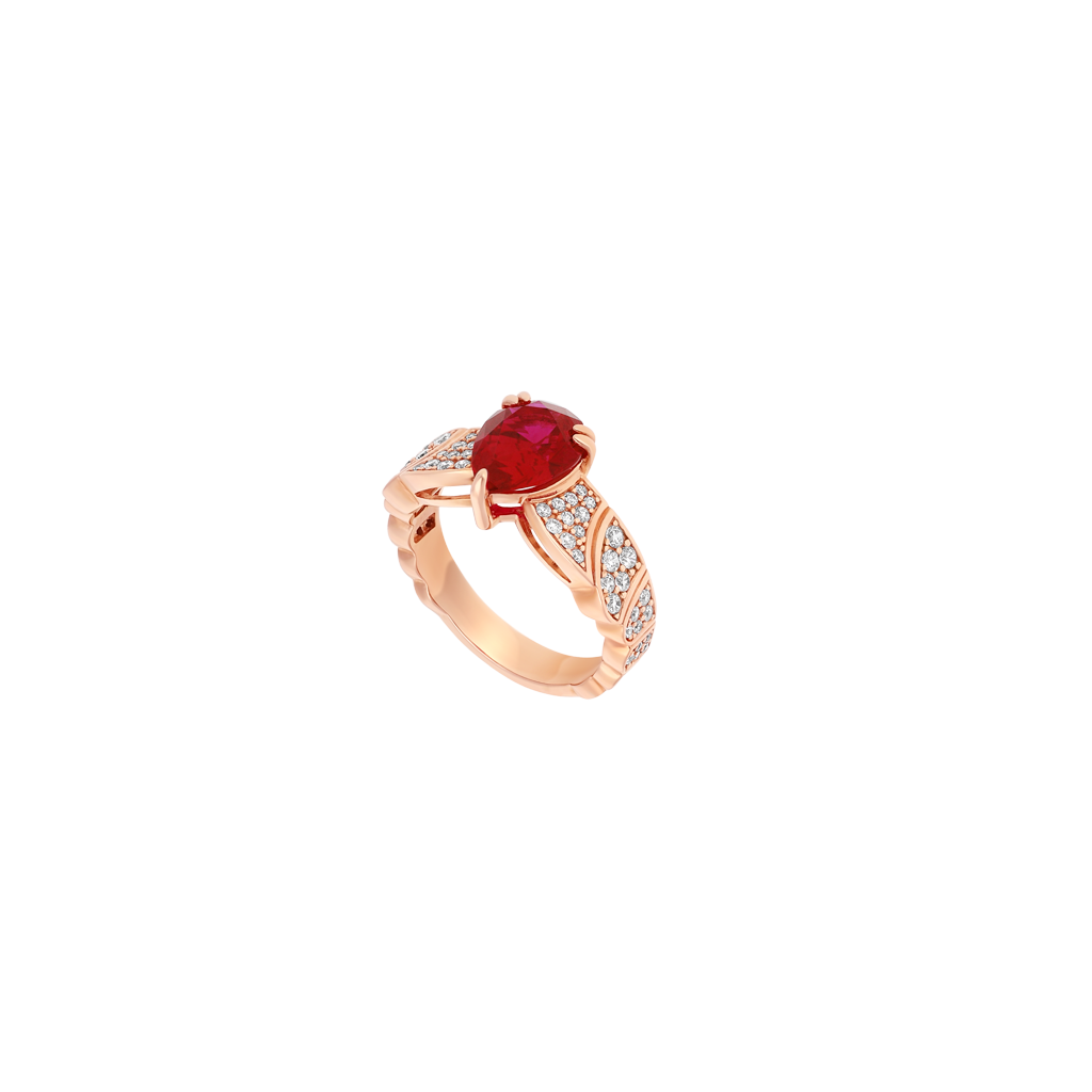 Opera Ring - Rhodium Silver