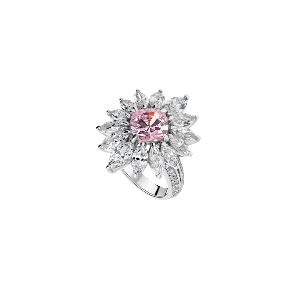 Bague Opéra - Argent Rhodié