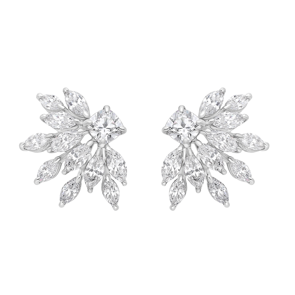 Boucles d&#39;oreilles Opéra - Argent Rhodié