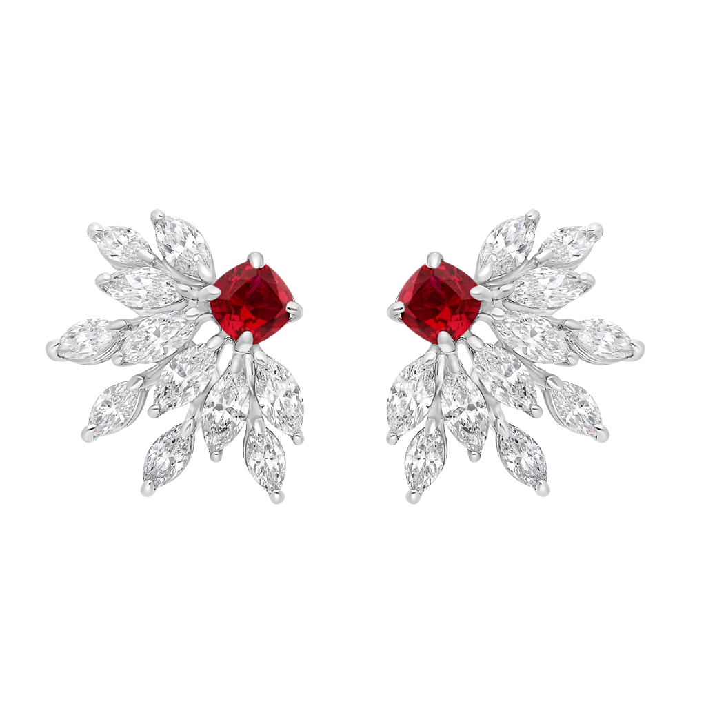 Boucles d&#39;oreilles Opéra - Argent Rhodié