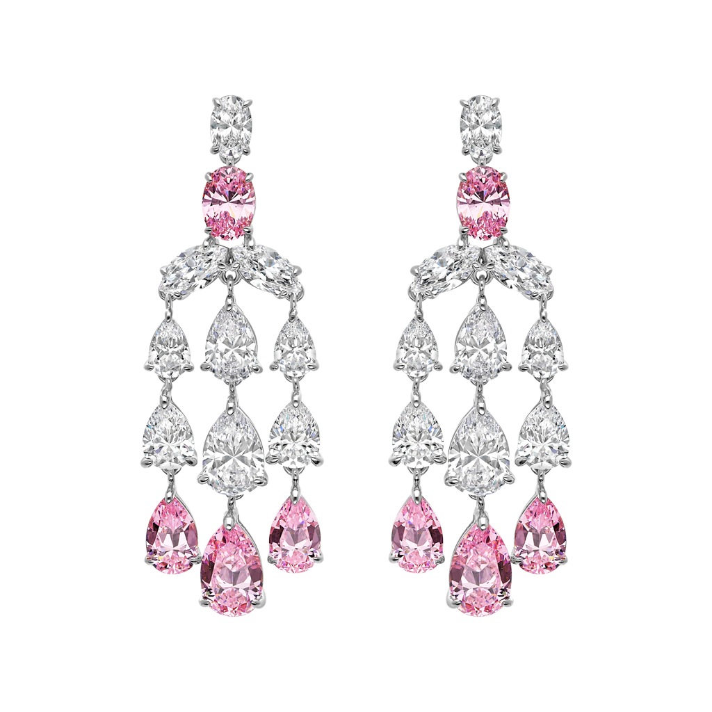 Opera Earrings - Rhodium Silver