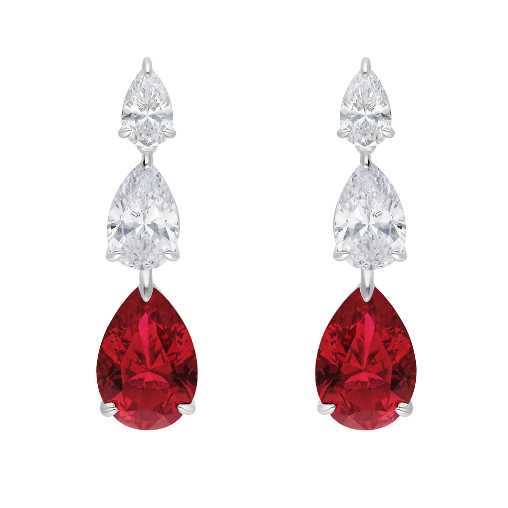 Earrings Opera  - Rhodium Silver