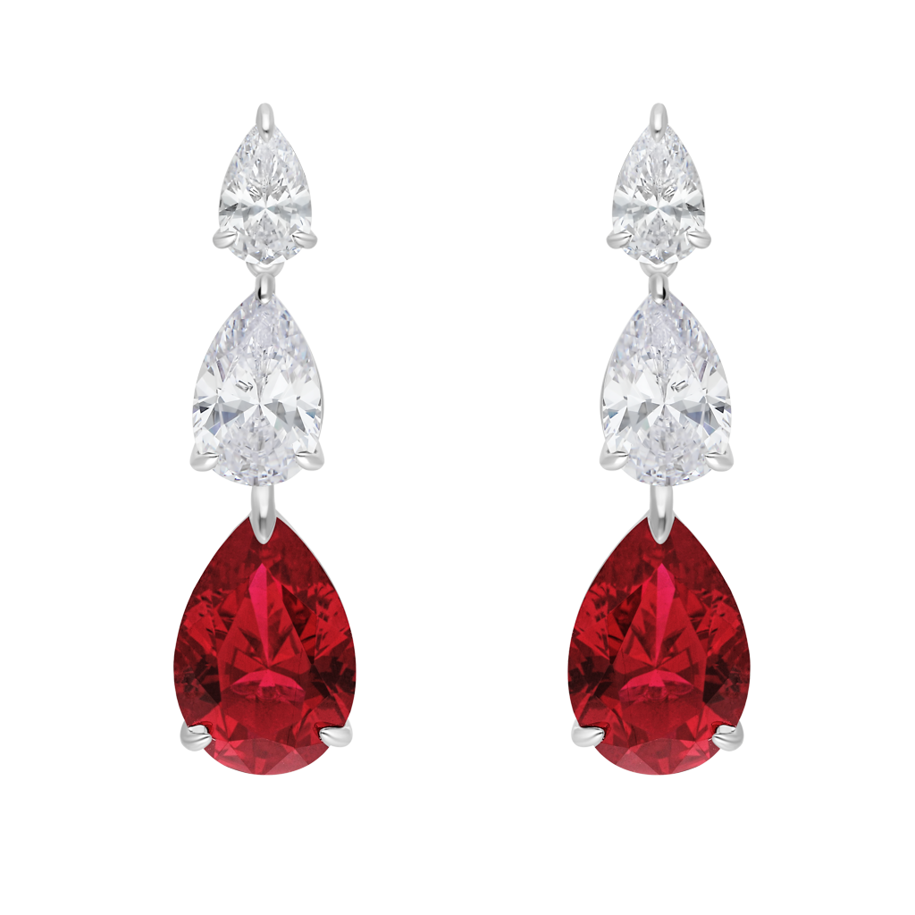 Earrings Opera  - Rhodium Silver