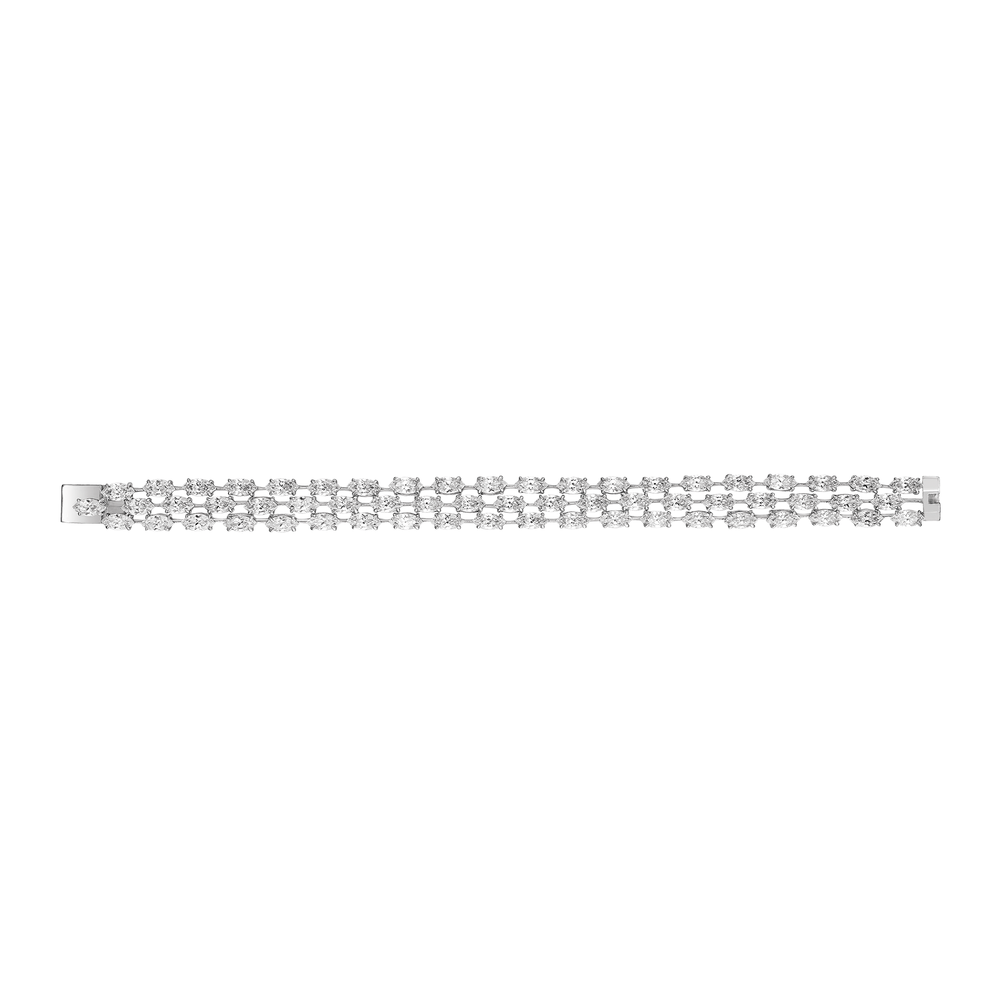 Bracelet - Rhodium Silver