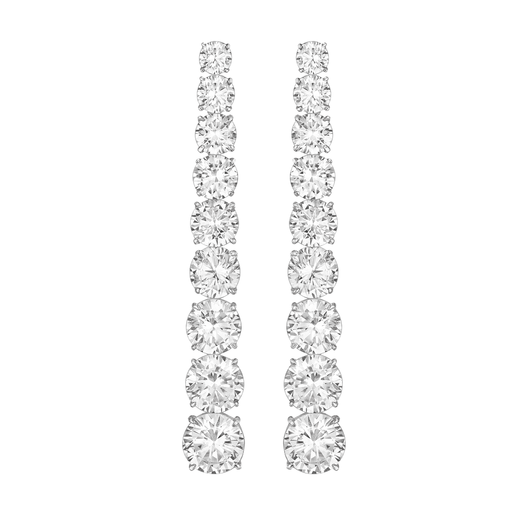 Earrings - Rhodium Silver