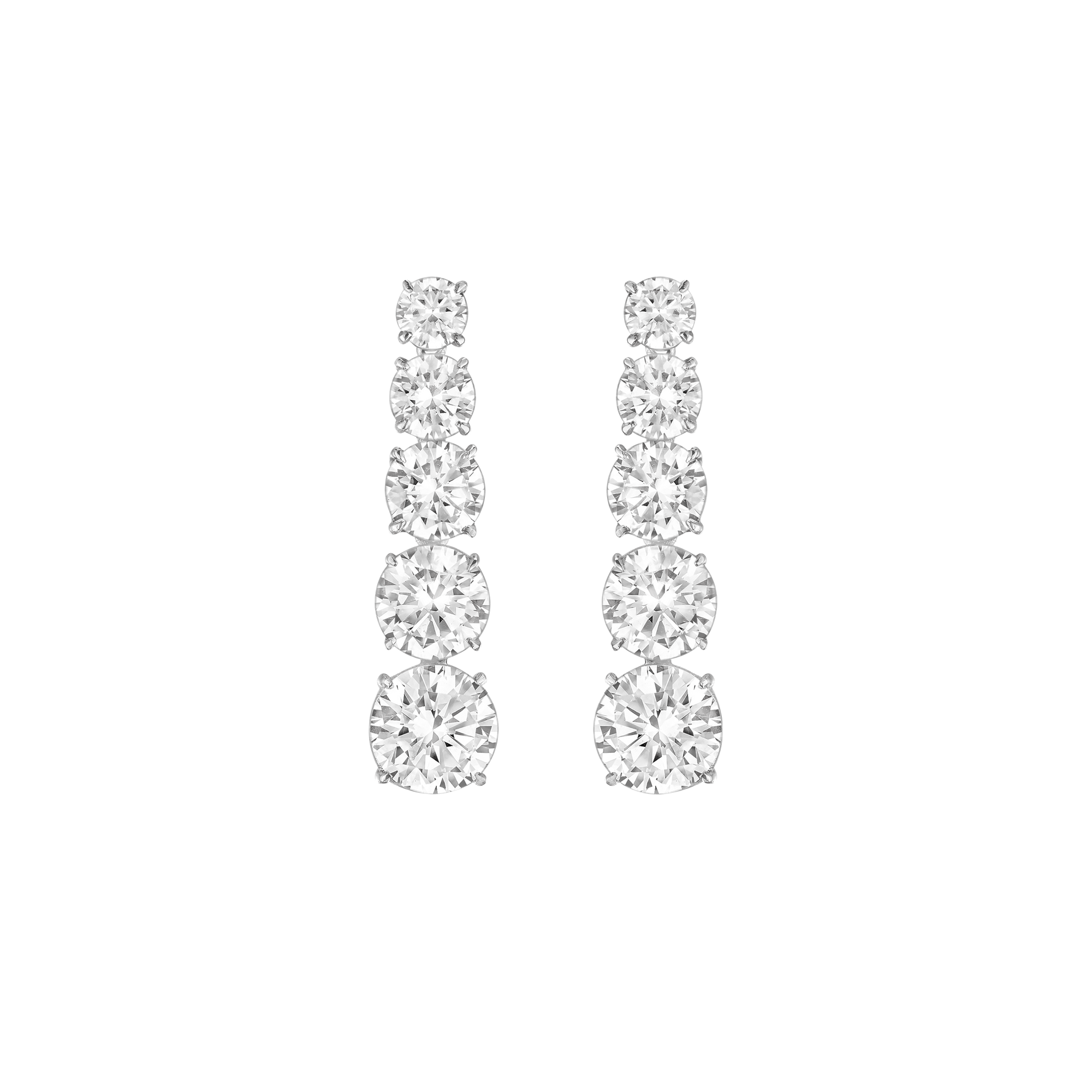 Earrings - Rhodium Silver