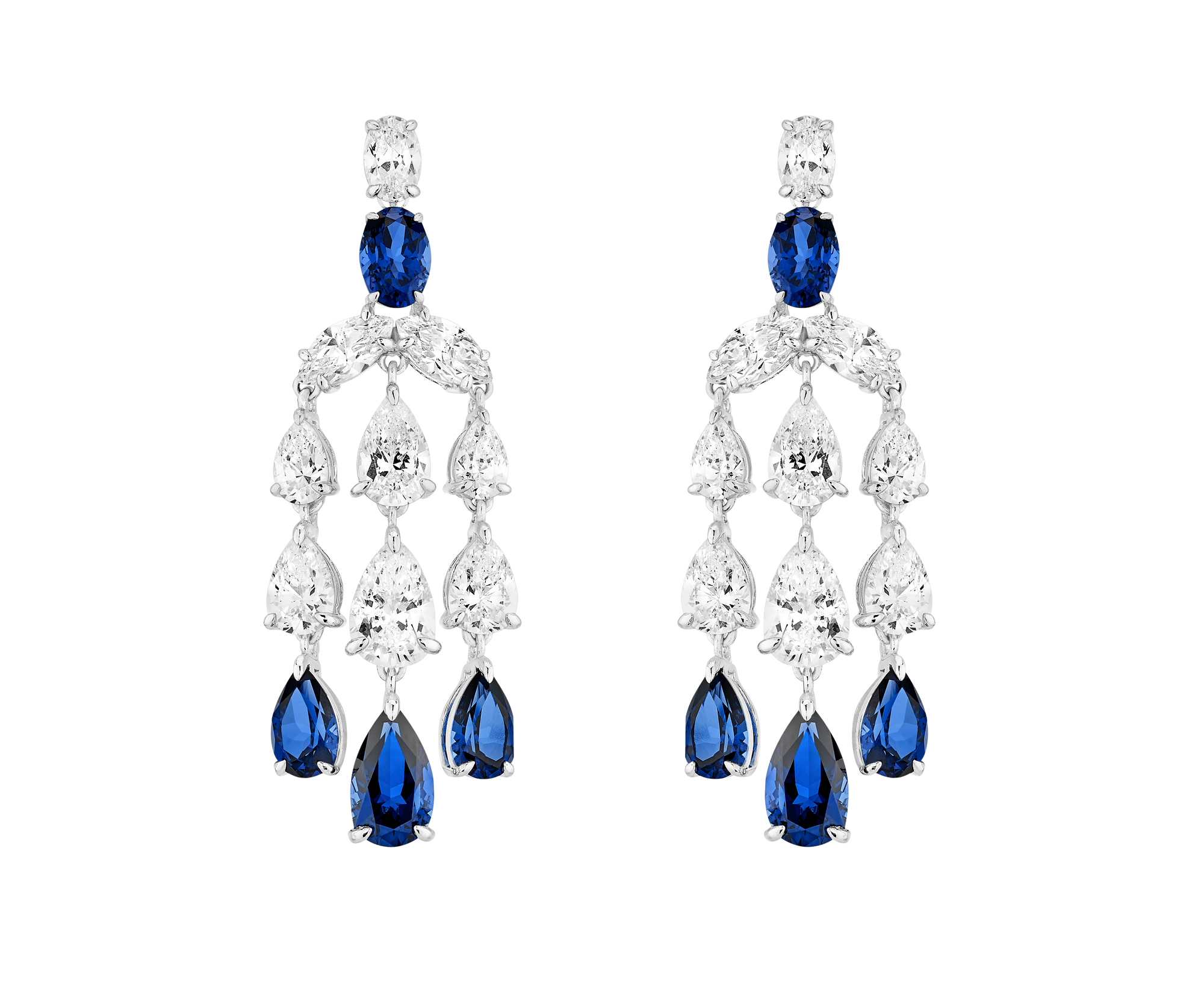 Earrings Opera - Rhodium Silver