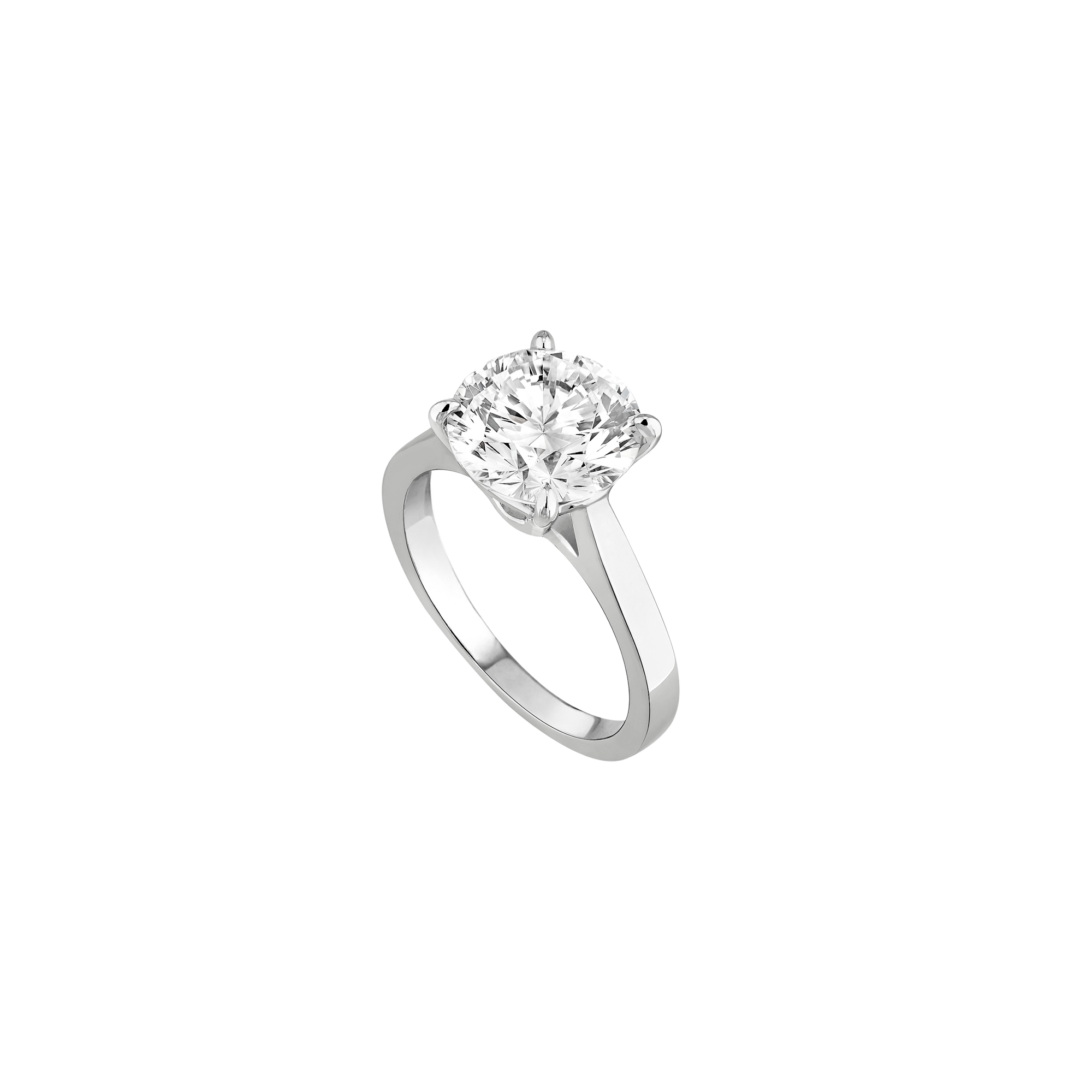 Solitaire - Rhodium Silver