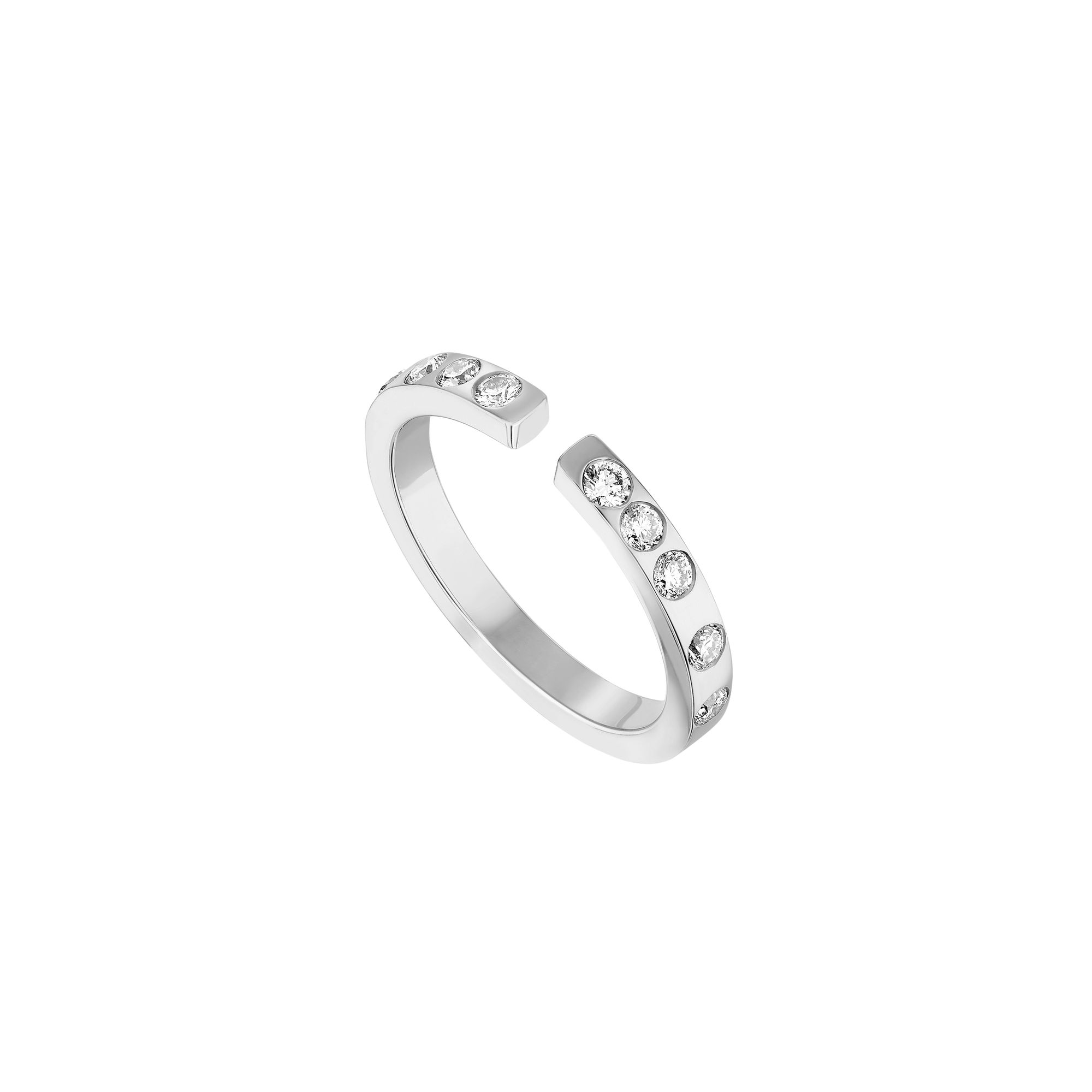 Ring - Lab-grown Diamonds - White Gold